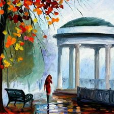 Схема вышивки «дождливая осень»