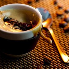 Схема вышивки «чашка кофе с пенкой»