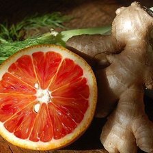 Схема вышивки «имбирь и грейфрукт»