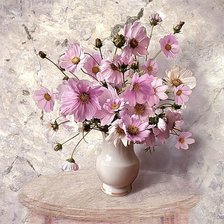 Схема вышивки «сиреневые цветы»