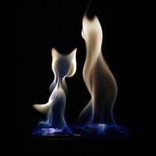 Схема вышивки «коты»