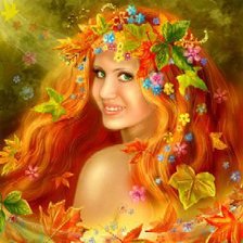 Схема вышивки «Осень»