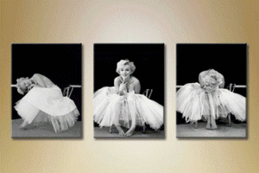 триптих Монро - триптих, люди, монро - предпросмотр