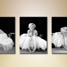 Схема вышивки «триптих Монро»