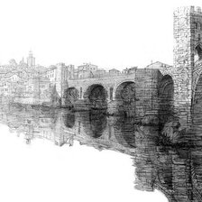 Схема вышивки «Мост»