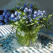 Схема вышивки «весенние цветы»