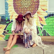 Схема вышивки «девушка»