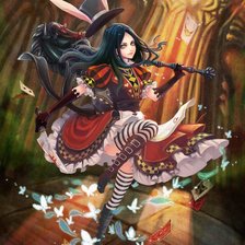 Схема вышивки «Алиса»