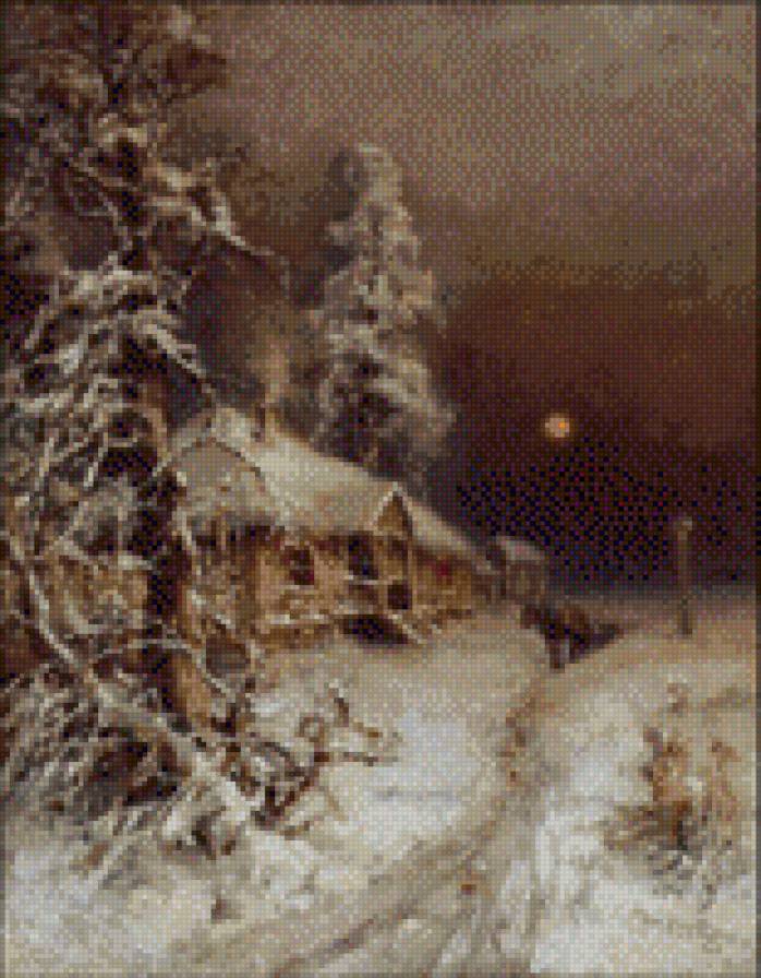 zimowa noc - предпросмотр