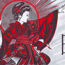 Схема вышивки «девушка»