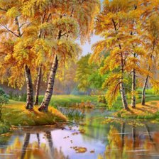 Схема вышивки «Осень»