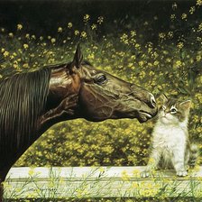 Схема вышивки «Любопытный»