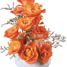 Схема вышивки «розы»