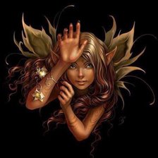 Схема вышивки «фея»