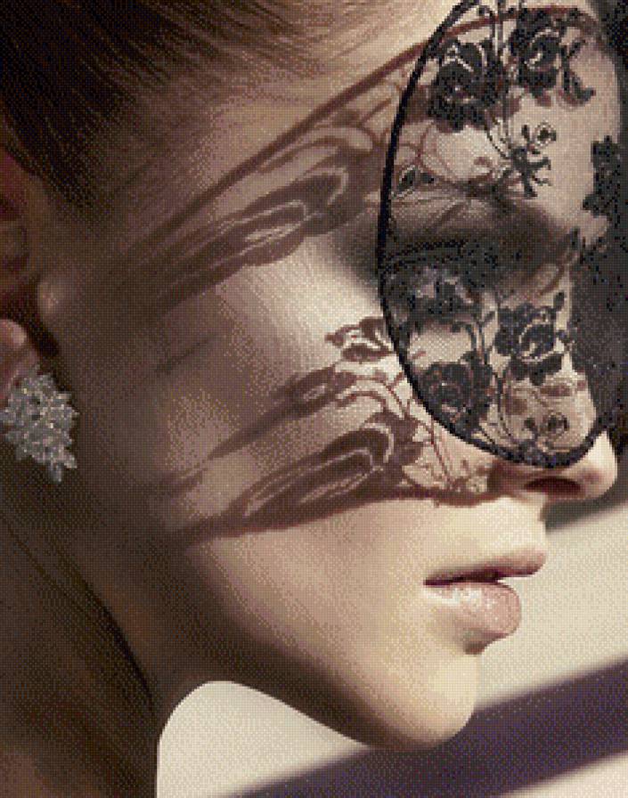 незнакомка - вуаль, кружево, девушка - предпросмотр