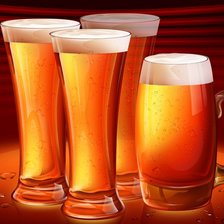 Схема вышивки «пиво пенное»