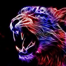 Схема вышивки «Барс»