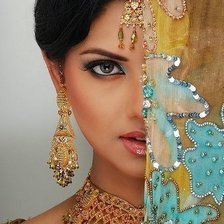 Схема вышивки «Индианка»