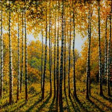 Осень в березах