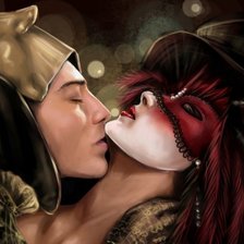 Схема вышивки «Маска»