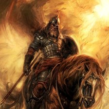 Схема вышивки «Воин»