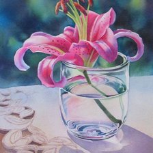 Схема вышивки «лилия»