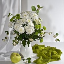 Схема вышивки «Хризантемы»