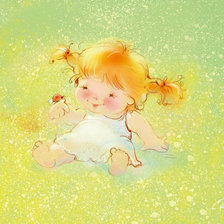 Схема вышивки «Девочка»