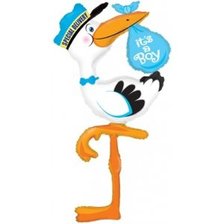 Схема вышивки «аист»