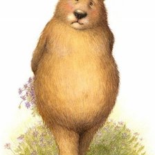 Схема вышивки «Влюбленный мишка»