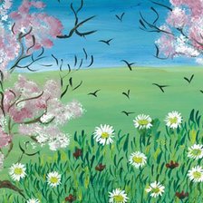 Схема вышивки «в поле»