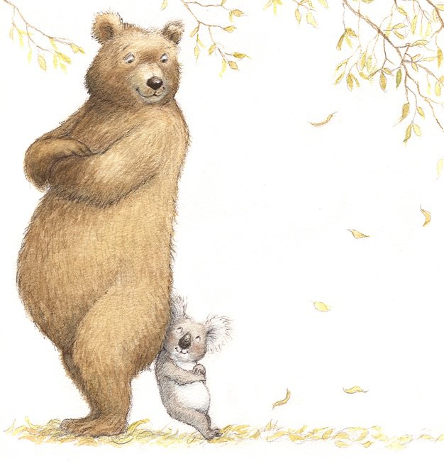 Медведи - живопись, медведи - оригинал