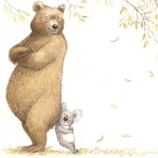 Схема вышивки «Медведи»