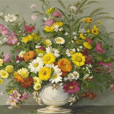 Схема вышивки «цветы»