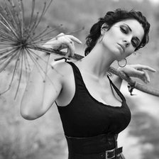 Схема вышивки «С одуванчиком»