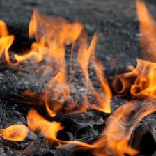 Схема вышивки «огонь»