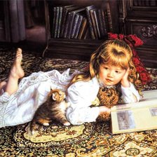 Схема вышивки «дети»