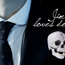 Схема вышивки «Джим Мориарти»