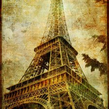 Схема вышивки «Эйфелевая башня»