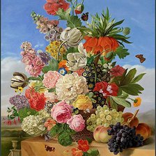 Схема вышивки «Летний букет  худ.П.Елохин»