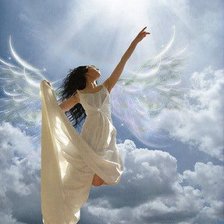 Схема вышивки «ангел»