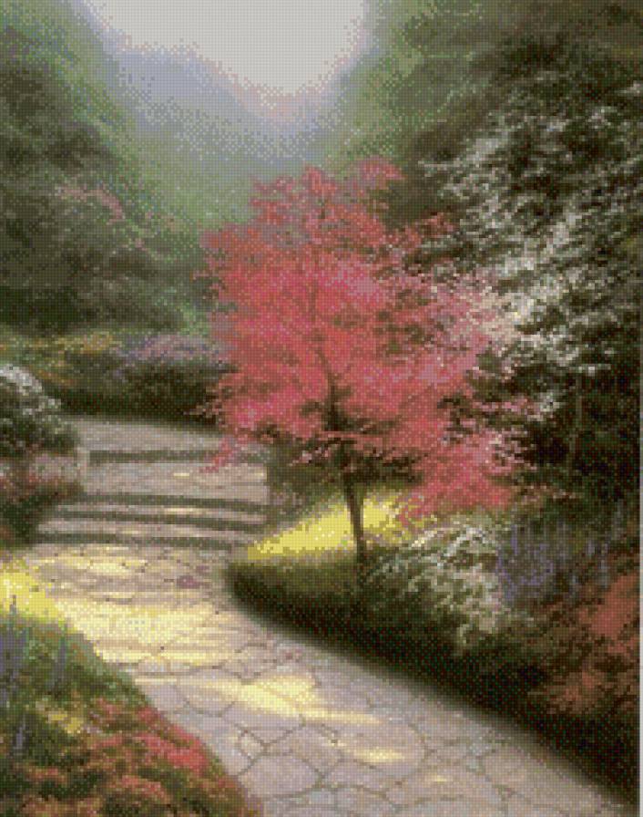 Доброе утро - пейзаж парк - предпросмотр