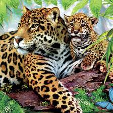 Схема вышивки «милая семейка»