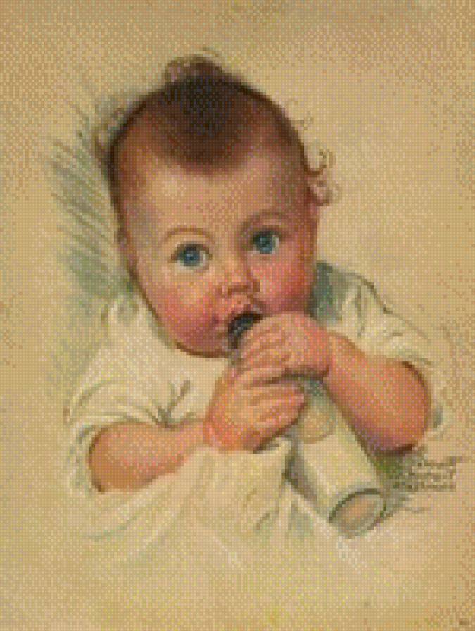 малышь - девочка, кукла, человек - предпросмотр