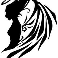 Схема вышивки «Взрослый ангел»