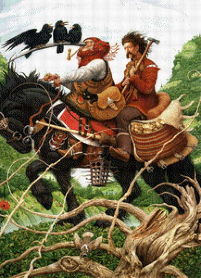 Гуцульские сказки - ведьма, украина, сказка, карпати, казак, гуцул, легенда - предпросмотр