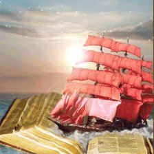 Схема вышивки «алые паруса»