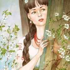 Схема вышивки «В ожидании»