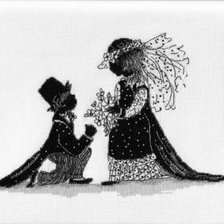 Схема вышивки «Признание»