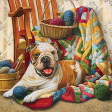 Схема вышивки «cane»